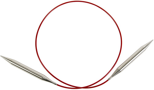 ChiaoGoo Red Lace Stainless Circular Knitting Needles 40"-Size 17/12.75mm - 7040-17