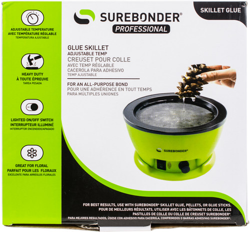 Surebonder Variable Temperature Glue Skillet-5.25" Diameter - S803 - 018239355990