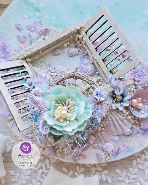 3 Pack - Prima Marketing Flowers 5/Pkg-Ocean Mist, A Mermaid's Tale - 5A002YHM-1GZCQ 3 Pack - Prima Marketing Flowers 5/Pkg-Ocean Mist, A Mermaid's Tale - 5A002YHM-1GZCQ