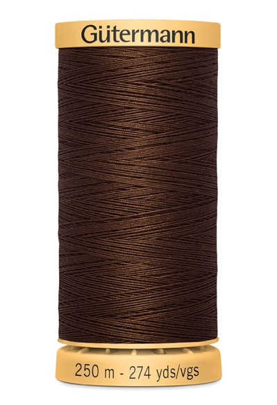 5 Pack - Gutermann Natural Cotton Thread 273yd-Walnut - 251C-1H2F2 - 077780011854
