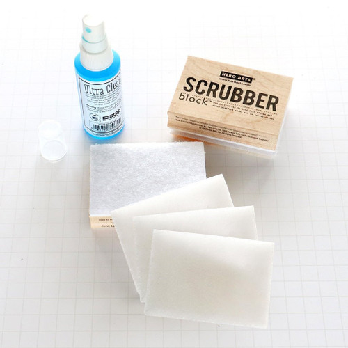 2 Pack Hero Arts Scrubber Block-3.5"X2.5" 5A0031DQ-1H317