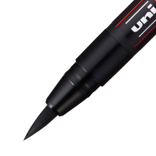 50 Pack POSCA PCF-350 Paint Marker Brush Tip-Black 5A00317G-1H2VP