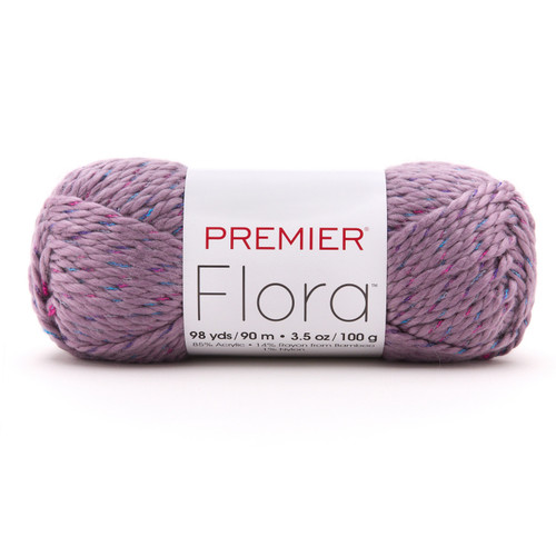 3 Pack - Premier Yarns Flora Yarn-Thistle - 5A0031NY-1H37H - 840166836637