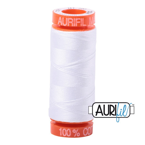 3 Pack - Aurifil 50wt Cotton Small Spool Thread-White - 5A00319H-1H2YH - 8057252051948 3 Pack - Aurifil 50wt Cotton Small Spool Thread-White - 5A00319H-1H2YH - 8057252051948