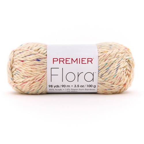 3 Pack - Premier Yarns Flora Yarn-Butter - 5A0031NY-1H386 - 840166836576 3 Pack - Premier Yarns Flora Yarn-Butter - 5A0031NY-1H386 - 840166836576