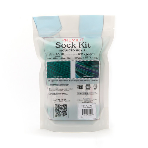 Premier Yarns Sock Kits-Prep School - 5A0031NX-1H37L Premier Yarns Sock Kits-Prep School - 5A0031NX-1H37L