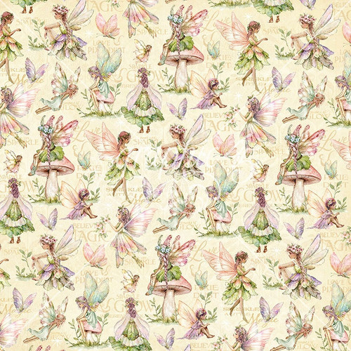 15 Pack Fairy Boutique Double-Sided Cardstock 12"X12"-Woodland Sprites 5A0031LZ-1H32G