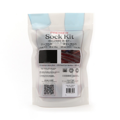 Premier Yarns Sock Kits-It's A Mood - 5A0031NX-1H37Z Premier Yarns Sock Kits-It's A Mood - 5A0031NX-1H37Z