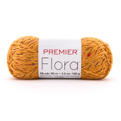 Premier Yarns Flora Yarn-Goldenrod - 5A0031NY-1H380 - 840166836583 Premier Yarns Flora Yarn-Goldenrod - 5A0031NY-1H380 - 840166836583