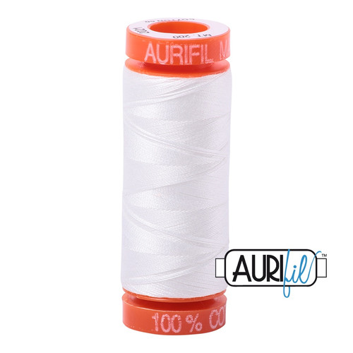 Aurifil 50wt Cotton Small Spool Thread-Natural White - 5A00319H-1H2Y9 - 8057252051931 Aurifil 50wt Cotton Small Spool Thread-Natural White - 5A00319H-1H2Y9 - 8057252051931
