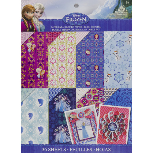 2 Pack - Disney Paper Pad 8.5"X11" 36/Pkg-Frozen - E5100126 - 015586932324