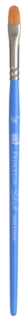Princeton Select Natural Bristle Brush-Short Handle Lunar Blender 1/4" - LB-025 - 757063375711 Princeton Select Natural Bristle Brush-Short Handle Lunar Blender 1/4" - LB-025 - 757063375711