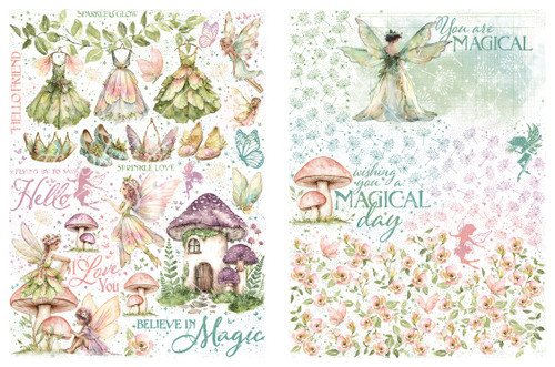 Graphic 45 Rub-On Transfers-Fairy Boutique - 5A0031LX-1H33D