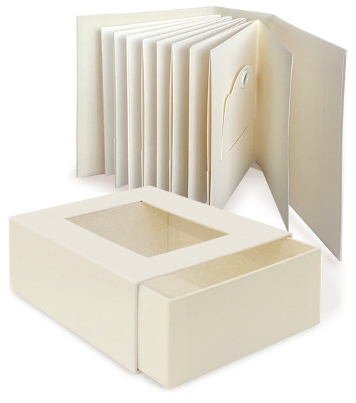 Graphic 45 Staples ATC Album With Matchbook Box-Ivory 5A0031KQ-1H33F - 810070167431