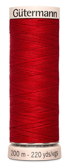 Gutermann Natural Cotton Thread 200M 60yd-Brite Red - 5A0030Z2-1H2CP - 077780049468