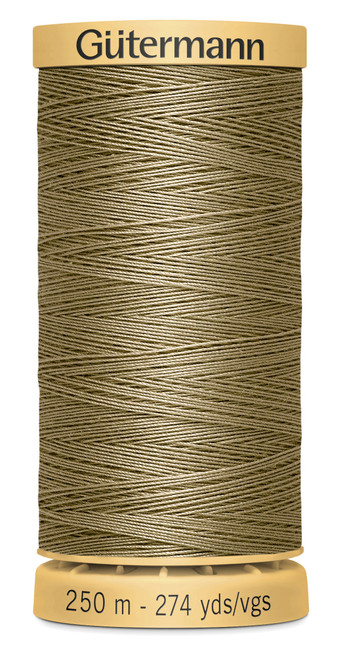 Gutermann Natural Cotton Thread 273yd-Khaki - 251C-1H2DB - 077780057784