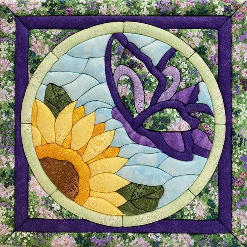 Quilt-Magic No Sew Wall Hanging Kit-Butterfly - 5A0031G8-1H31P - 724180007115 Quilt-Magic No Sew Wall Hanging Kit-Butterfly - 5A0031G8-1H31P - 724180007115