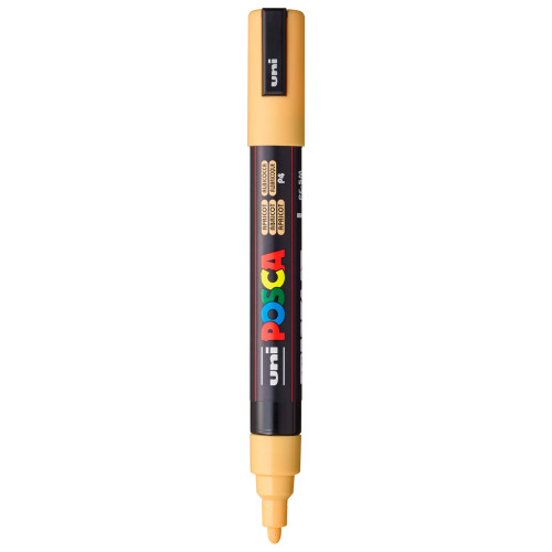 POSCA 5M Medium Bullet Tip 2.5mm Paint Marker-Apricot - PC-5M-1H2R6 - 4902778249260
