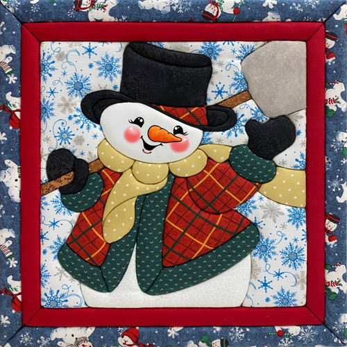 Quilt-Magic No Sew Wall Hanging Kit-Snowman - 5A0031GQ-1H329 - 724180004947 Quilt-Magic No Sew Wall Hanging Kit-Snowman - 5A0031GQ-1H329 - 724180004947