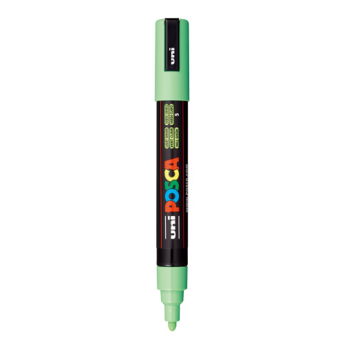 POSCA 5M Medium Bullet Tip 2.5mm Paint Marker-Light Green - PC-5M-1H2RJ - 4902778916216