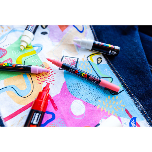 POSCA 5M Medium Bullet Tip 2.5mm Paint Marker-Slate Grey PC-5M-1H2XN