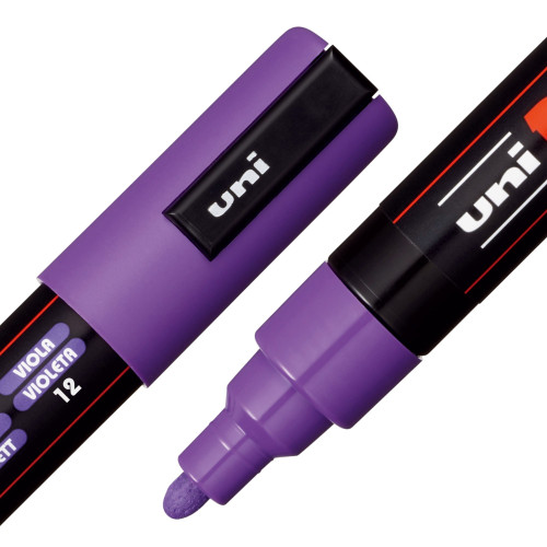 POSCA 5M Medium Bullet Tip 2.5mm Paint Marker-Violet - PC-5M-1H2XP POSCA 5M Medium Bullet Tip 2.5mm Paint Marker-Violet - PC-5M-1H2XP