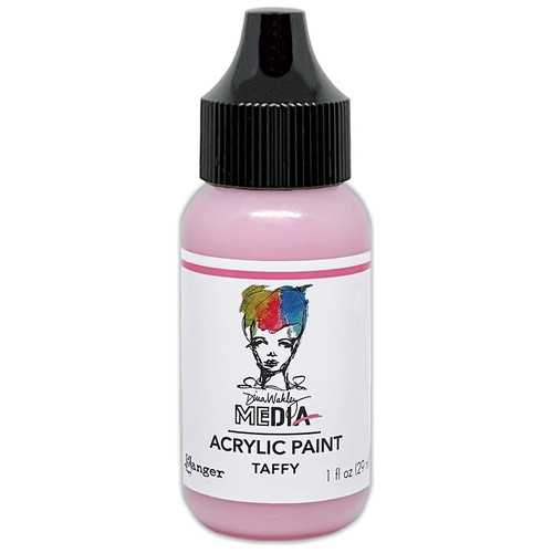 3 Pack - Dina Wakley Media Heavy Body Acrylic Paint 1oz-Taffy - MDQH-1GYQW - 789541088257