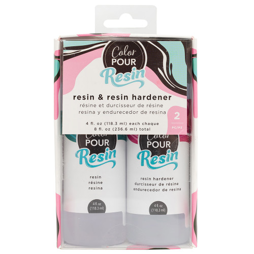 American Crafts Color Pour Resin & Hardener 2/Pkg-4oz Each - 359703 - 718813597036