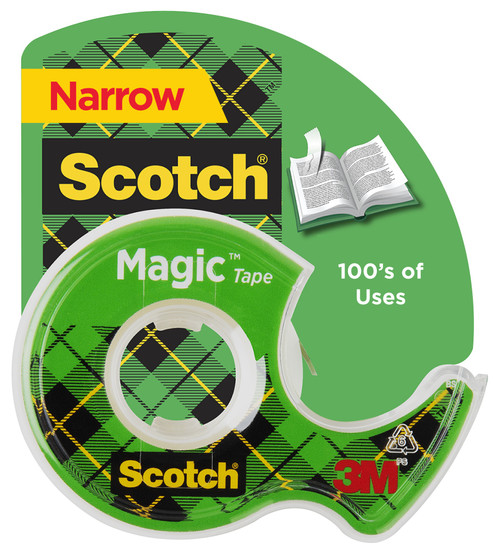 6 Pack - Scotch Magic Tape-.5"X800" - 3M119 - 021200000041