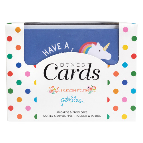 American Crafts A2 Cards W/Envelopes (4.375"X5.75") 40/Box-Oh Summertime - 734095 - 646247340952