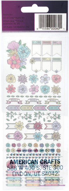 Sticko Tiny Stickers-Etched - 86TS-80