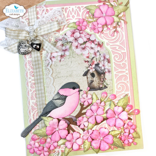 Elizabeth Craft Metal Dies-Cherry Blossom - 5A0031FN-1H31B Elizabeth Craft Metal Dies-Cherry Blossom - 5A0031FN-1H31B