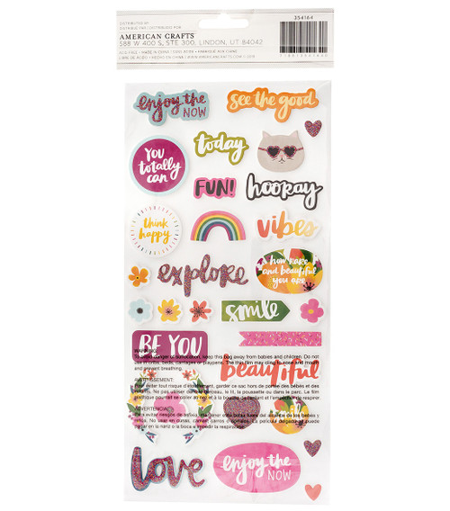 3 Pack - American Crafts Thickers Phrase 64/Pkg-Slice of Life - 5A002QL9-1GS10 3 Pack - American Crafts Thickers Phrase 64/Pkg-Slice of Life - 5A002QL9-1GS10