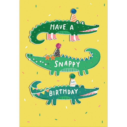 3 Pack - Crate Paper Greeting Cards 5"X7"-Snappy - 5A002NJS-1GPYT