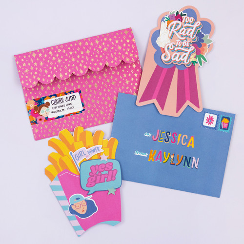 3 Pack - Damask Love Project Pad 12"X12"-Girl Power - 5A002PJB-1GQX7