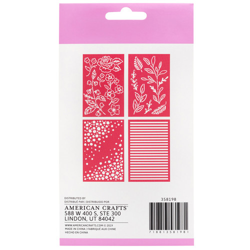 3 Pack - AC Journal Studio 4/Pkg-Stencils - 5A002QN5-1GRTZ