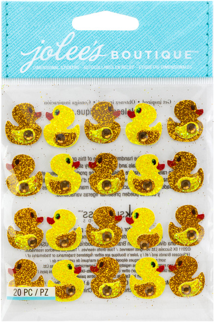 3 Pack - Jolee's Cabochon Dimensional Repeat Stickers-Ducks - E20749 - 015586891461