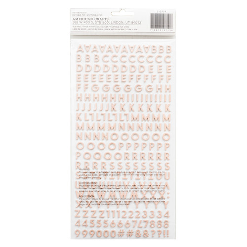 3 Pack - Paige Evans Whimsical Thickers Stickers 5.5"X11" 494/Pkg-Happy Life Mini Alpha/Multi Foam - 310719 3 Pack - Paige Evans Whimsical Thickers Stickers 5.5"X11" 494/Pkg-Happy Life Mini Alpha/Multi Foam - 310719