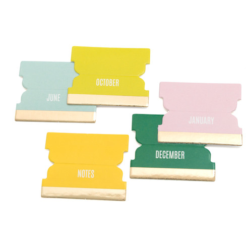 3 Pack - Heidi Swapp Memory Planner Tabs 16/Pkg-Color Fresh - HS314403