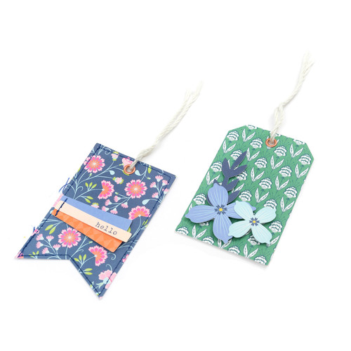 3 Pack - Paige Evans Horizon Layered Cardstock Tags 4/Pkg- - 310789