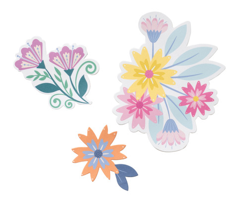 3 Pack - Paige Evans Horizon Cardstock Die-Cuts 50/Pkg-Mixed Floral - 310784 3 Pack - Paige Evans Horizon Cardstock Die-Cuts 50/Pkg-Mixed Floral - 310784