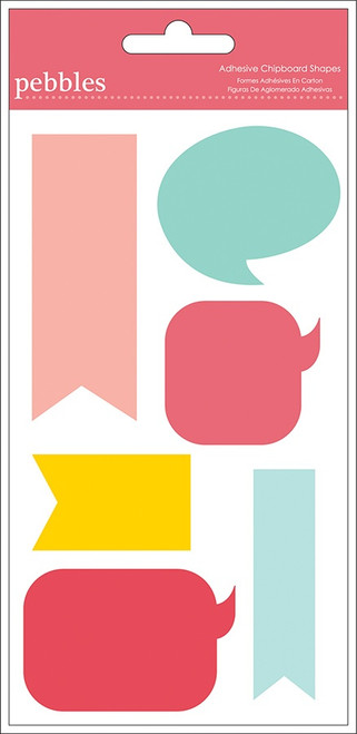 4 Pack - Love You More/Girl Self-Adhesive Chipboard 12/Pkg-Shapes - 732198 - 646247321982