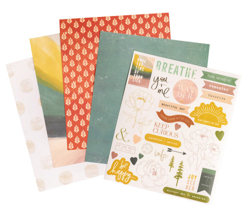 3 Pack - Heidi Swapp Paper Project Pad 7.5"X9.5" 83pc-Mountain - 5A002PGY-1GR3Q