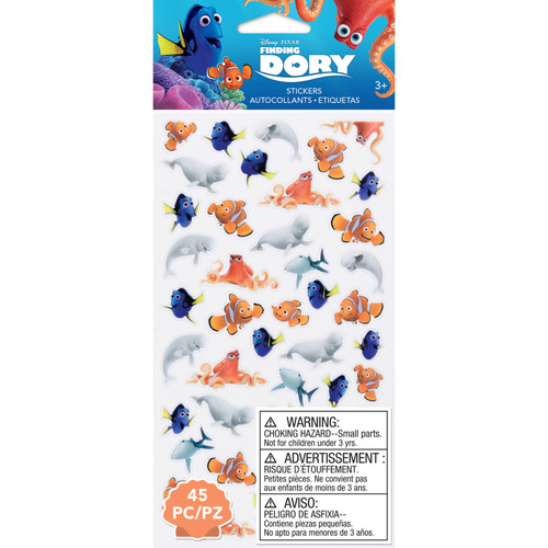 6 Pack - EK Disney Mini Stickers 45/Pkg-Finding Dory - 5A002Q49-1GRN7 - 015586963731