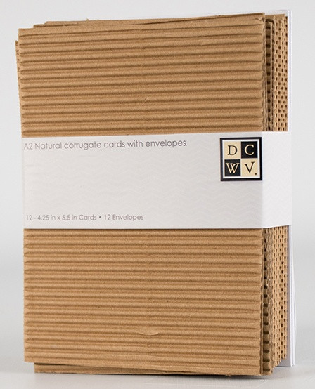 4 Pack - DCWV Gift Cards W/Envelopes A2 12/Pkg-Corrugate - 5A002NRC-1GPVF - 611356224790