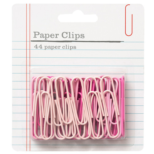 3 Pack - American Crafts Paper Clips 44/Pkg-Assorted Pink - 5A002N9F-1GPSX - 718813556422