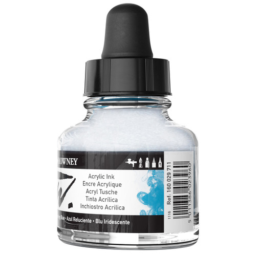 FW Acrylic Artists Ink 1oz-Shimmering Blue - 5A002YRG-1GZZ4 FW Acrylic Artists Ink 1oz-Shimmering Blue - 5A002YRG-1GZZ4