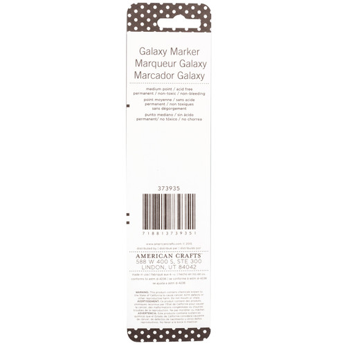 American Crafts Galaxy Marker-White - 5A002PXJ-1GRCS