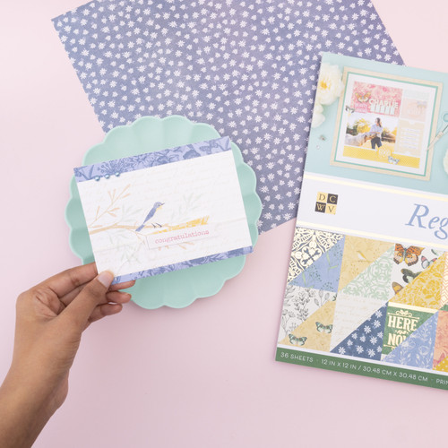 3 Pack - DCWV Premium Paper 12"X12" 36/Pkg-Regency - 5A002PDB-1GR3K 3 Pack - DCWV Premium Paper 12"X12" 36/Pkg-Regency - 5A002PDB-1GR3K