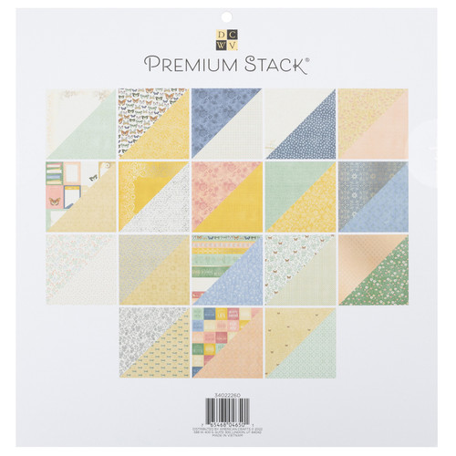 3 Pack - DCWV Premium Paper 12"X12" 36/Pkg-Regency - 5A002PDB-1GR3K